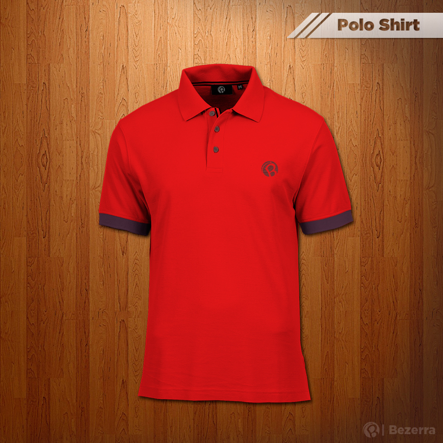 Download Red Polo T Shirt Template